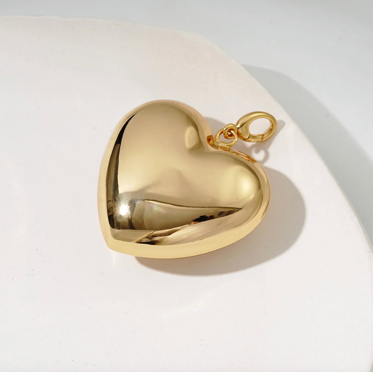 Heart of Gold Bag Charm