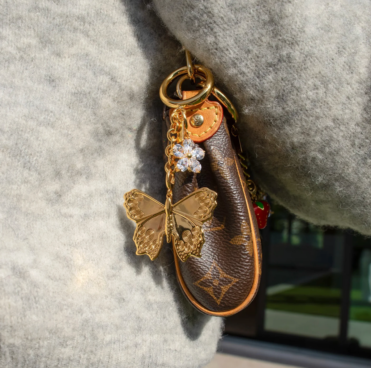 Butterfly Bag Charm