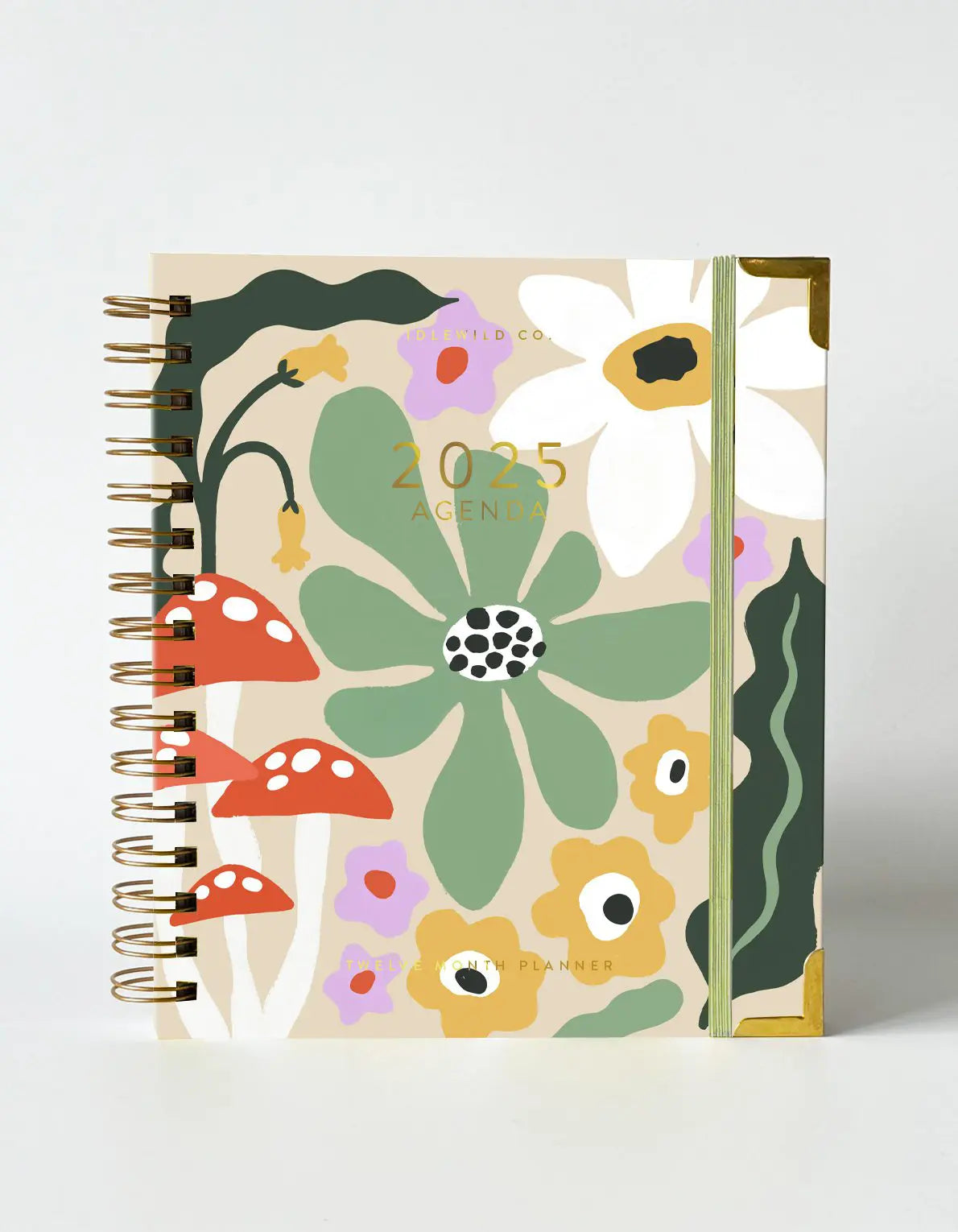 Fleur + Mushroom 2025 Spiral-Bound Planner