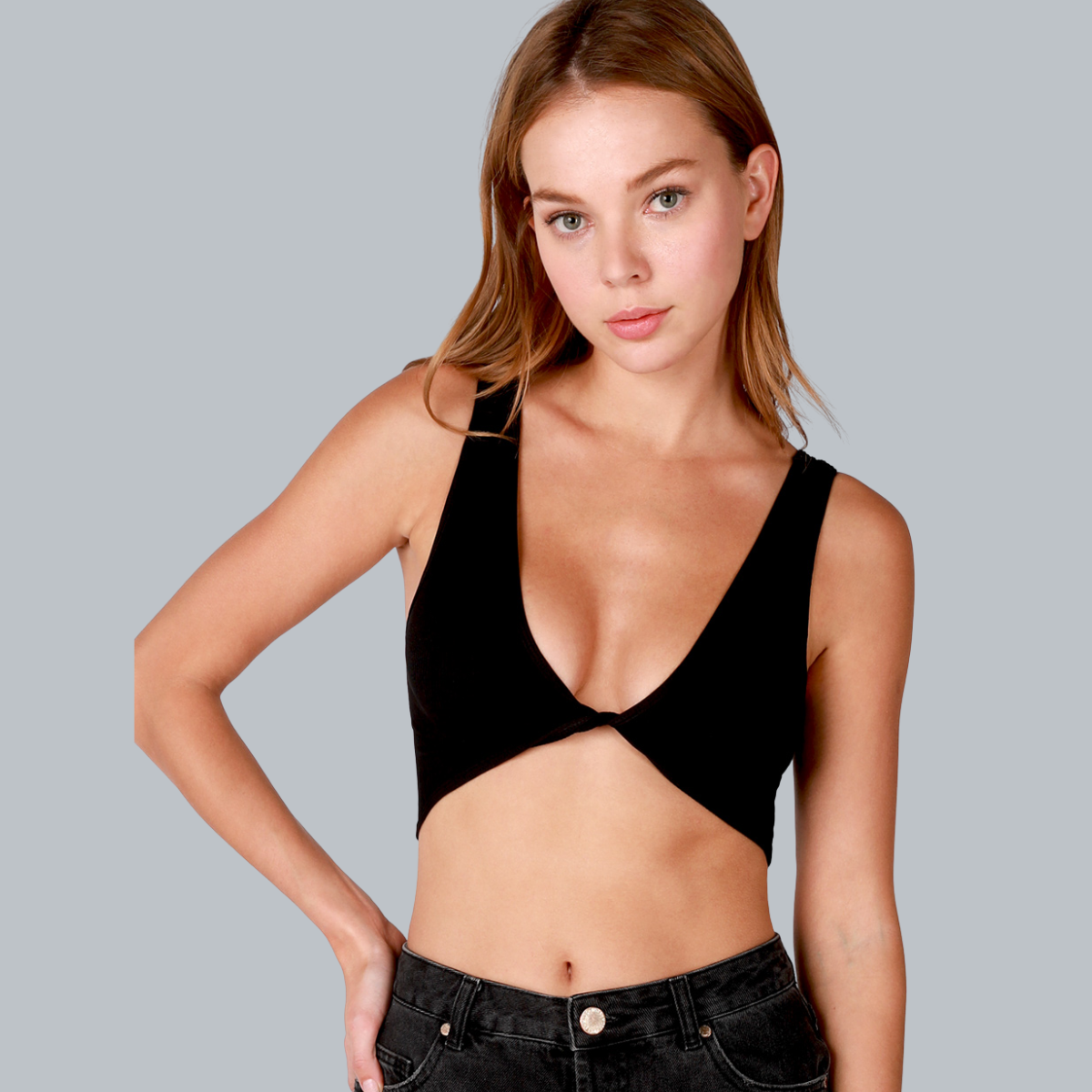 REVERSIBLE TWIST BRA TOP