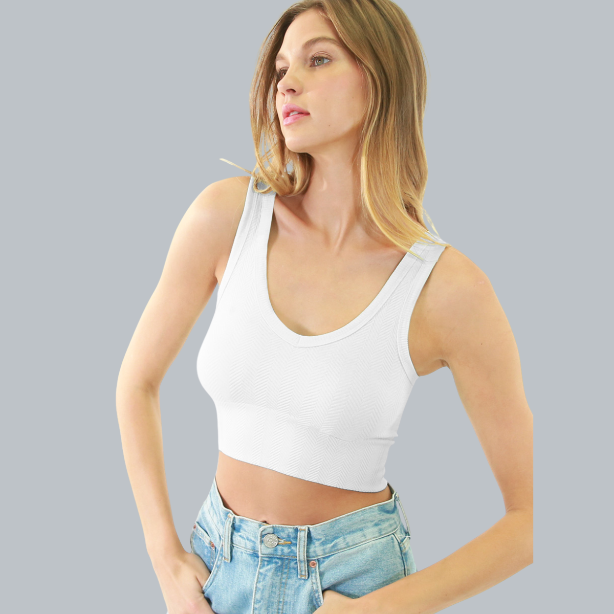 REVERSIBLE HERRINGHOME CROP TOP