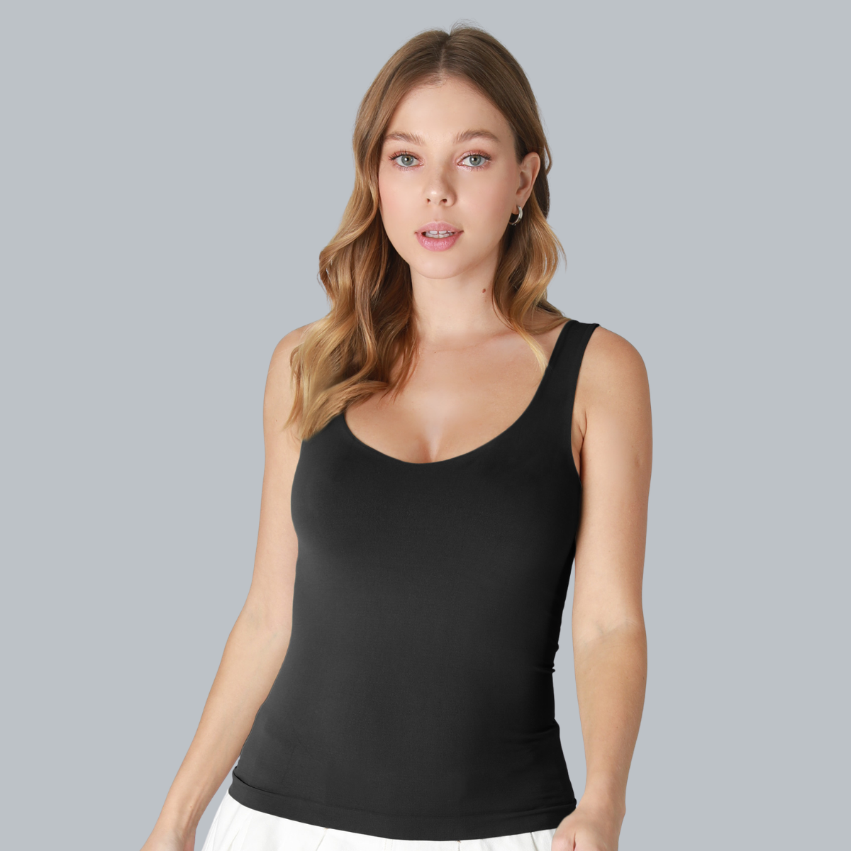 CLEAN LINE SWEET HEART TANK TOP