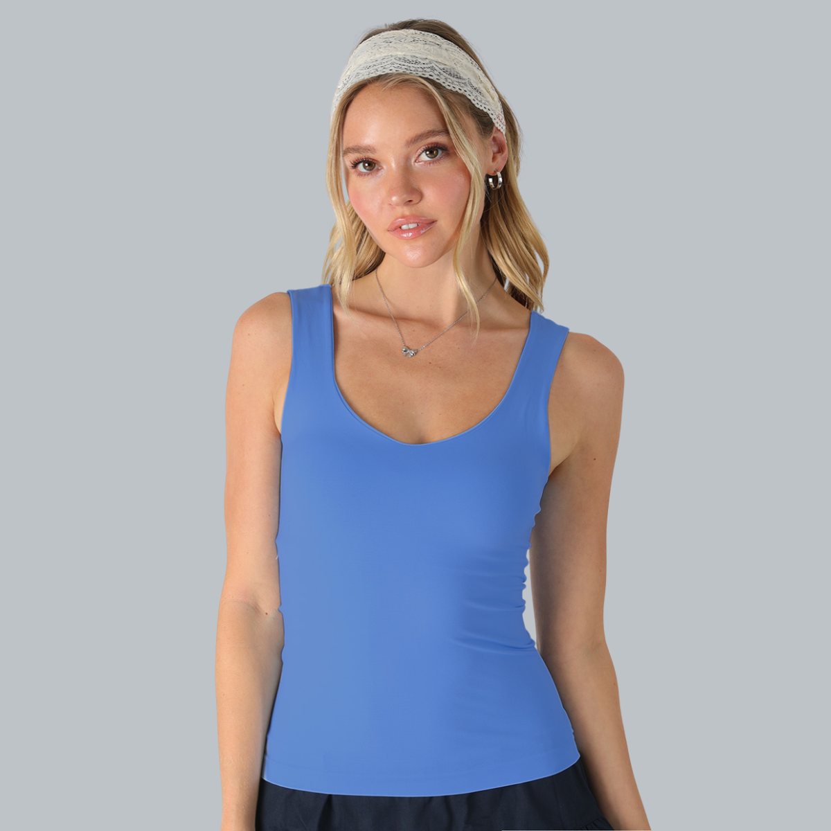 CLEAN LINE SWEET HEART TANK TOP