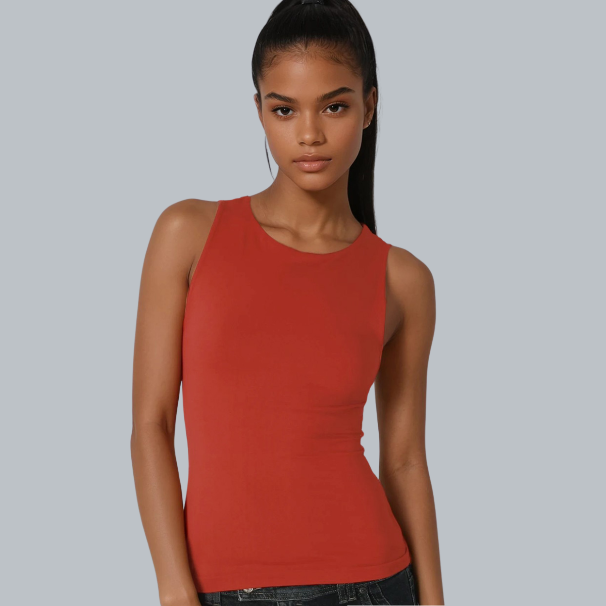 CLEAN LINE BOAT NECK TANK TOP