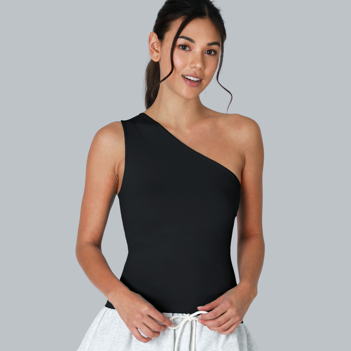 CLEAN LINE ONE SHOULDER TOP