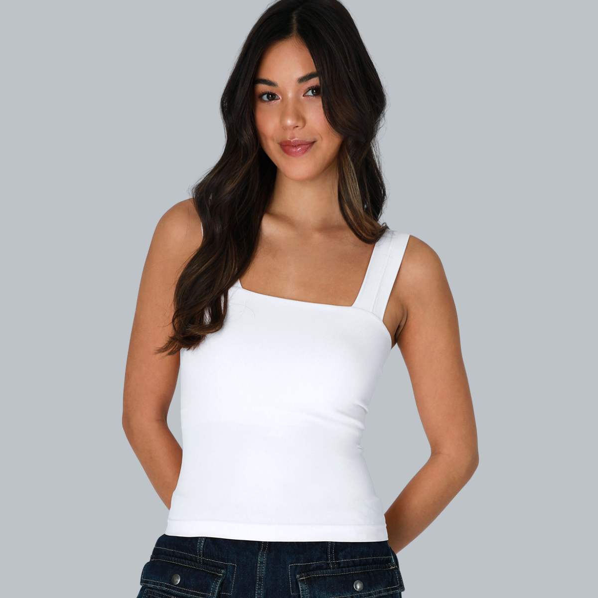 CLEAN LINE SQUARE TANK TOP