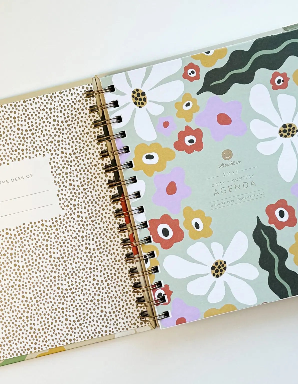 Fleur + Mushroom 2025 Spiral-Bound Planner