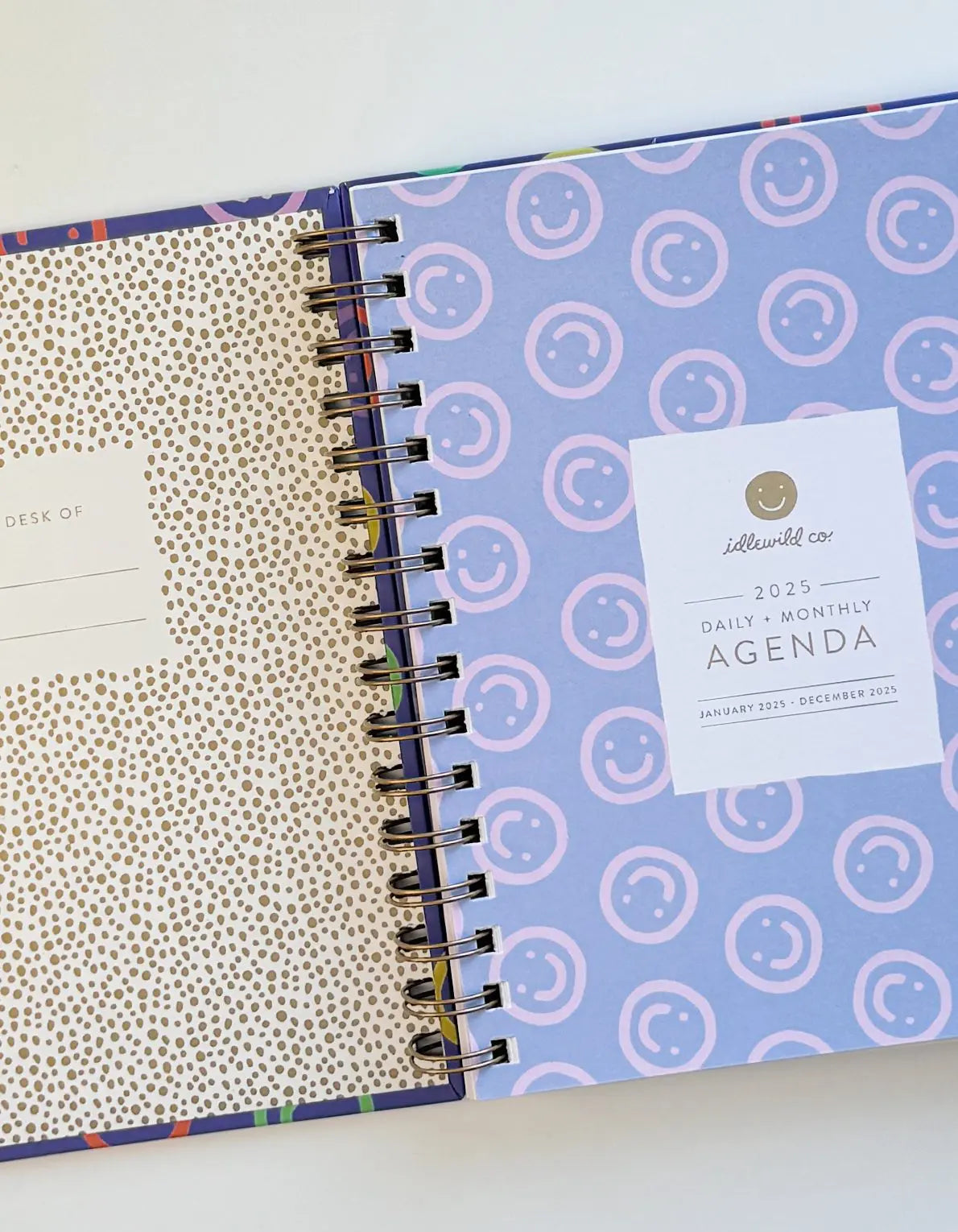 Smileys 2025 Spiral-Bound Planner