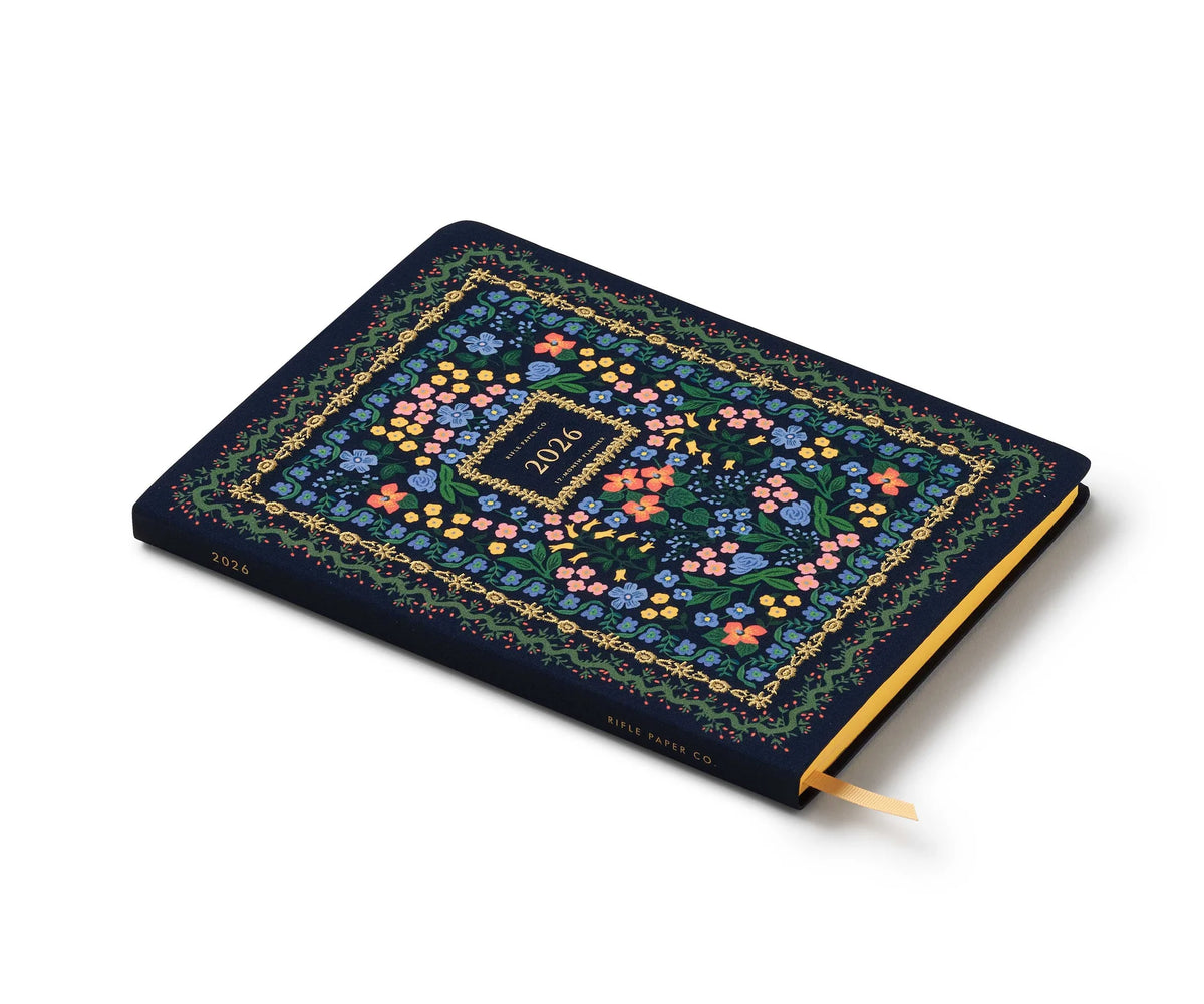 2026 Wildwood 12-Month Embroidered Bookbound Planner