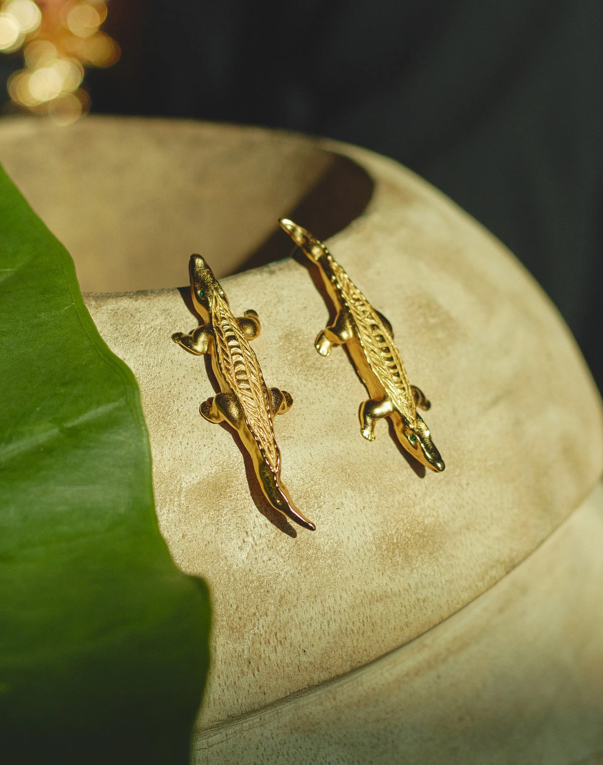 Pendientes Caiman Amazanico