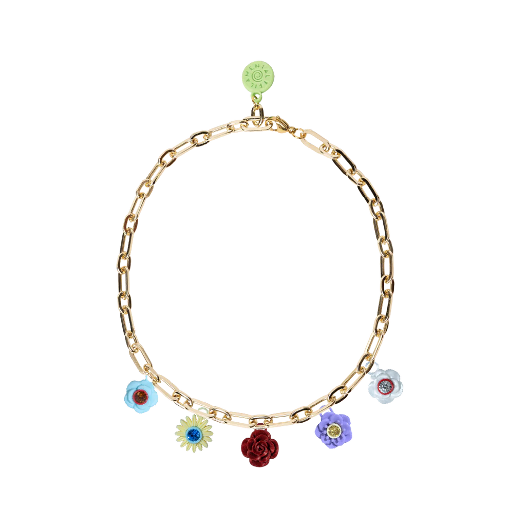 GOLD BOUQUET NECKLACE