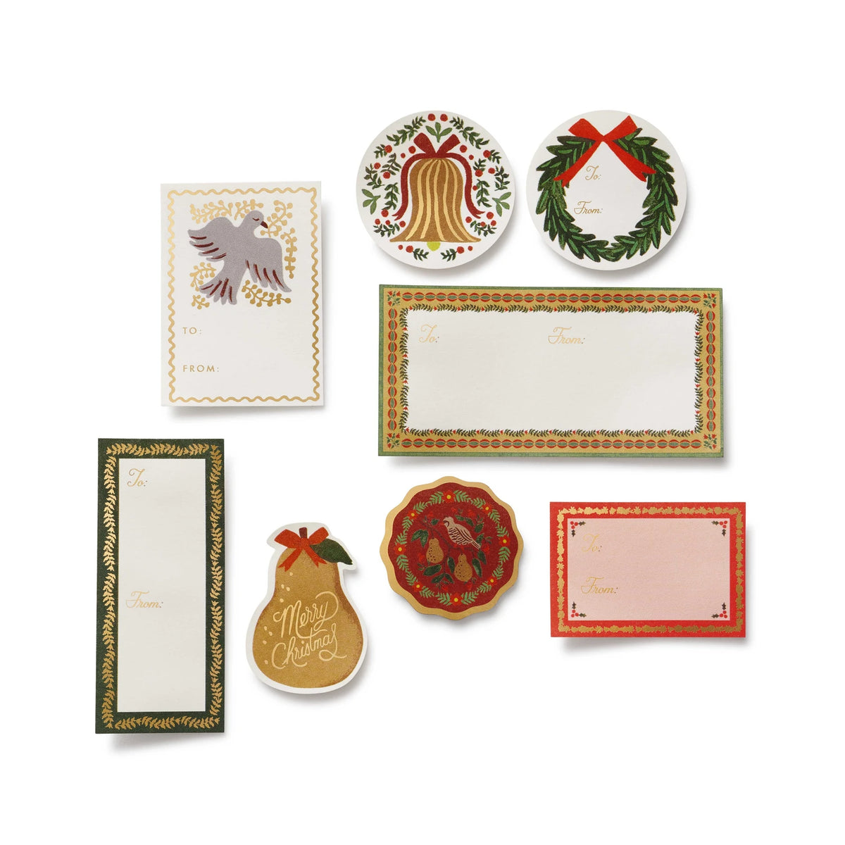 Pack of 3 Christmastide Stickers & Labels