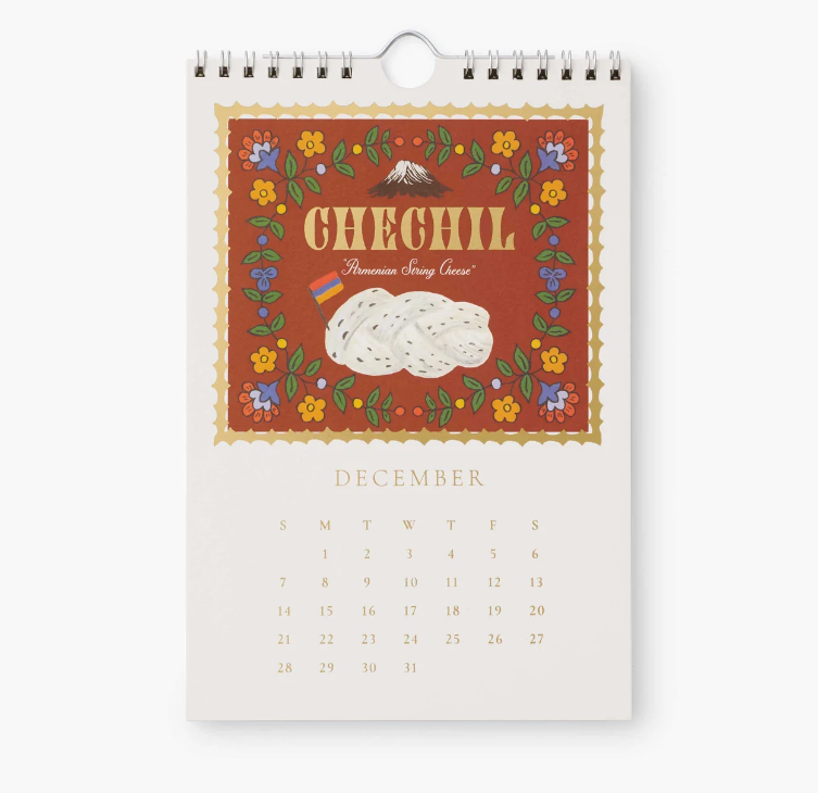 2025 Cheese Kitchen Calendar (6x9)