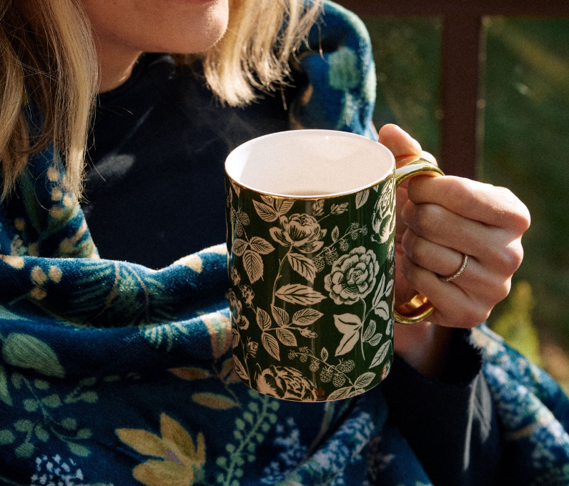 English Rose Porcelain Mug