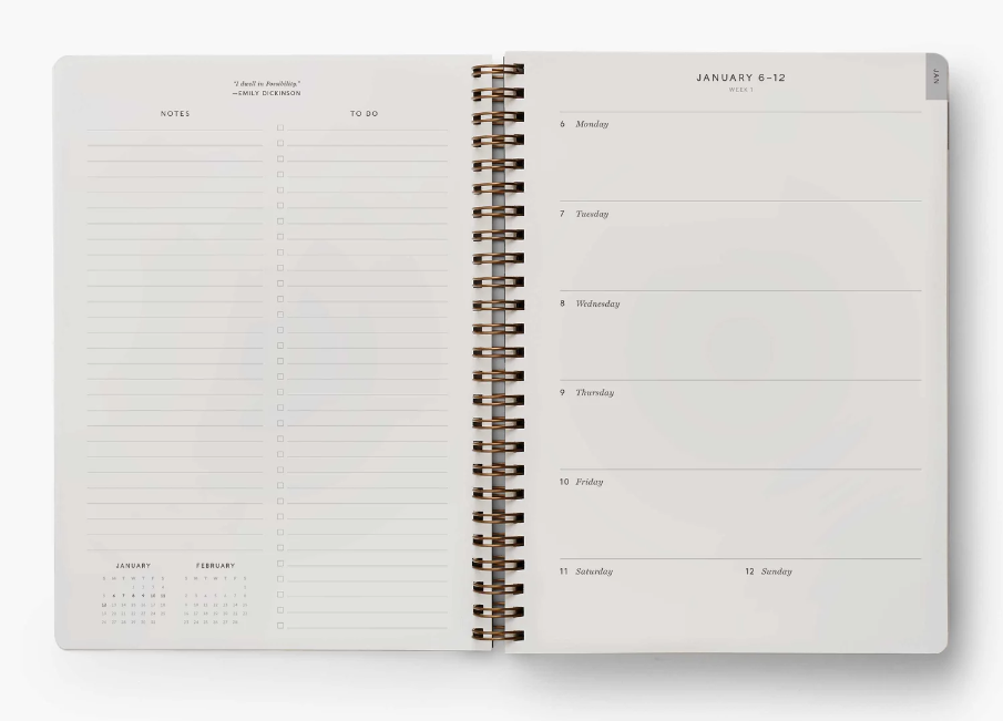 2025 Mimi 12-Month Softcover Spiral Planner