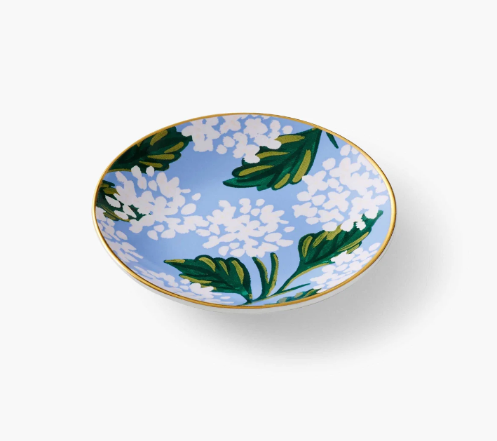 Hydrangea Porcelain Ring Dish