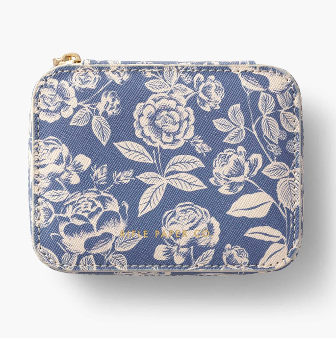 English Rose Travel Jewelry Case