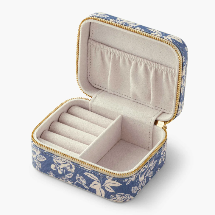 English Rose Travel Jewelry Case