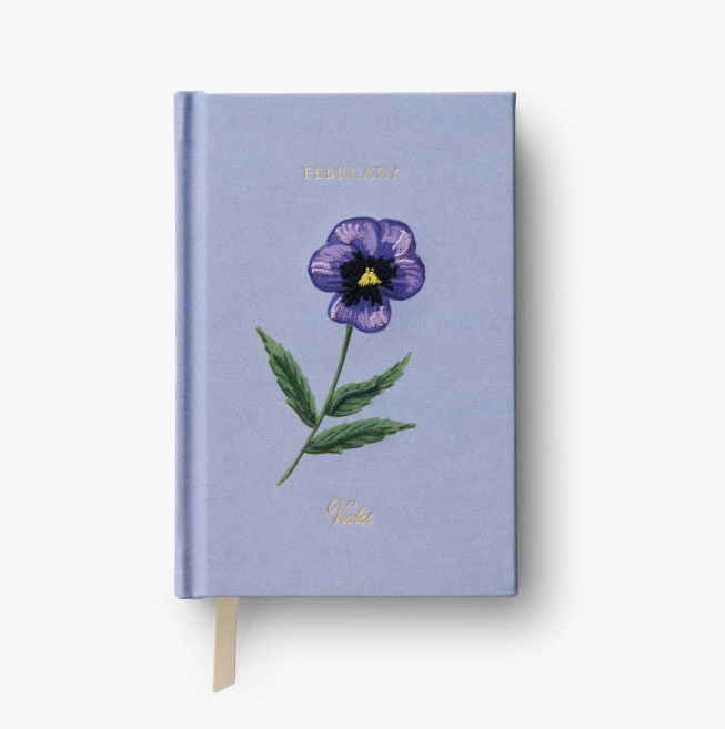 Birth Month Mini Embroidered Journal