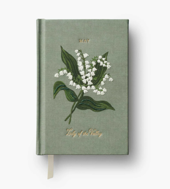 Birth Month Mini Embroidered Journal