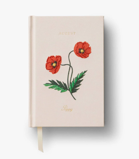 Birth Month Mini Embroidered Journal
