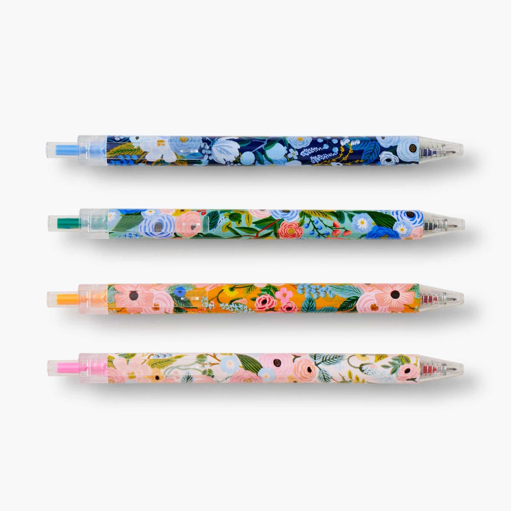 Garden Party Gel Pen Set of 4