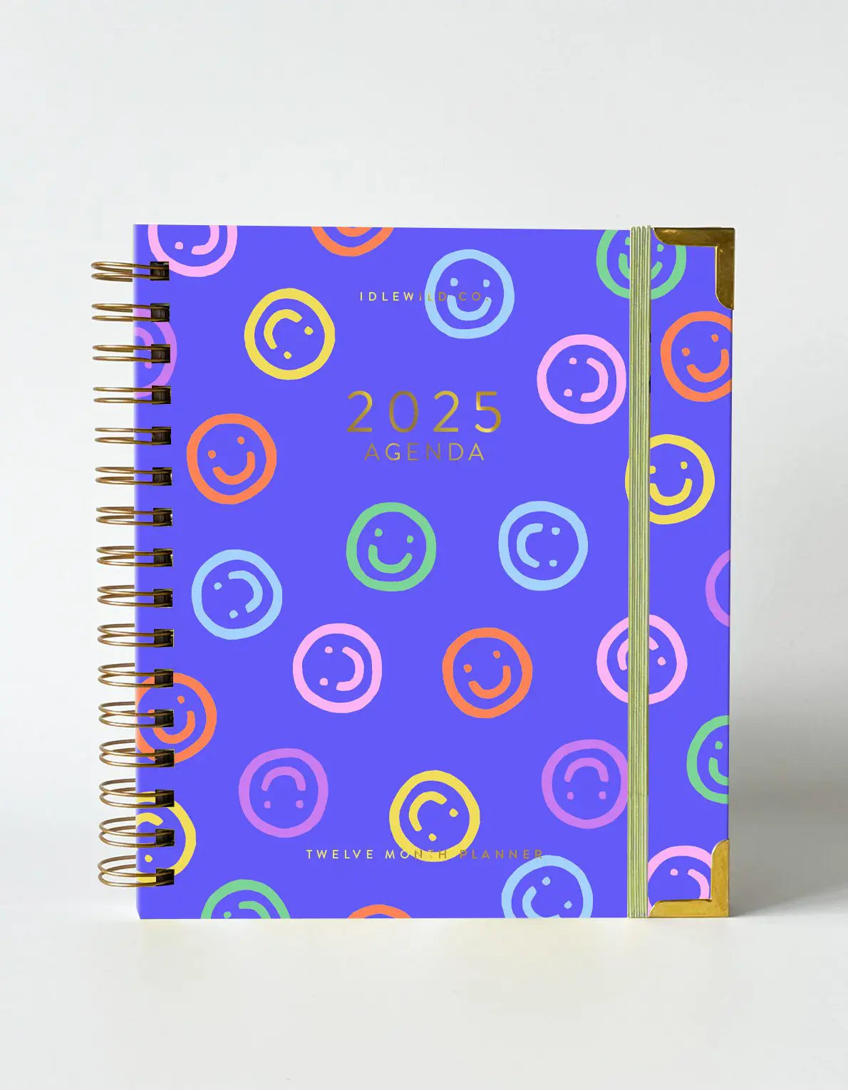 Smileys 2025 Spiral-Bound Planner