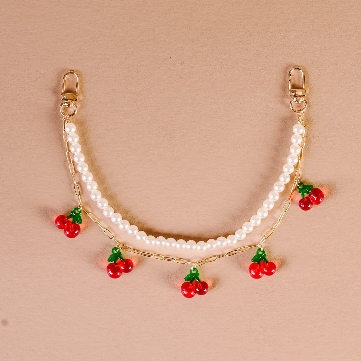 Necklace Bag Charm - Cherried Away