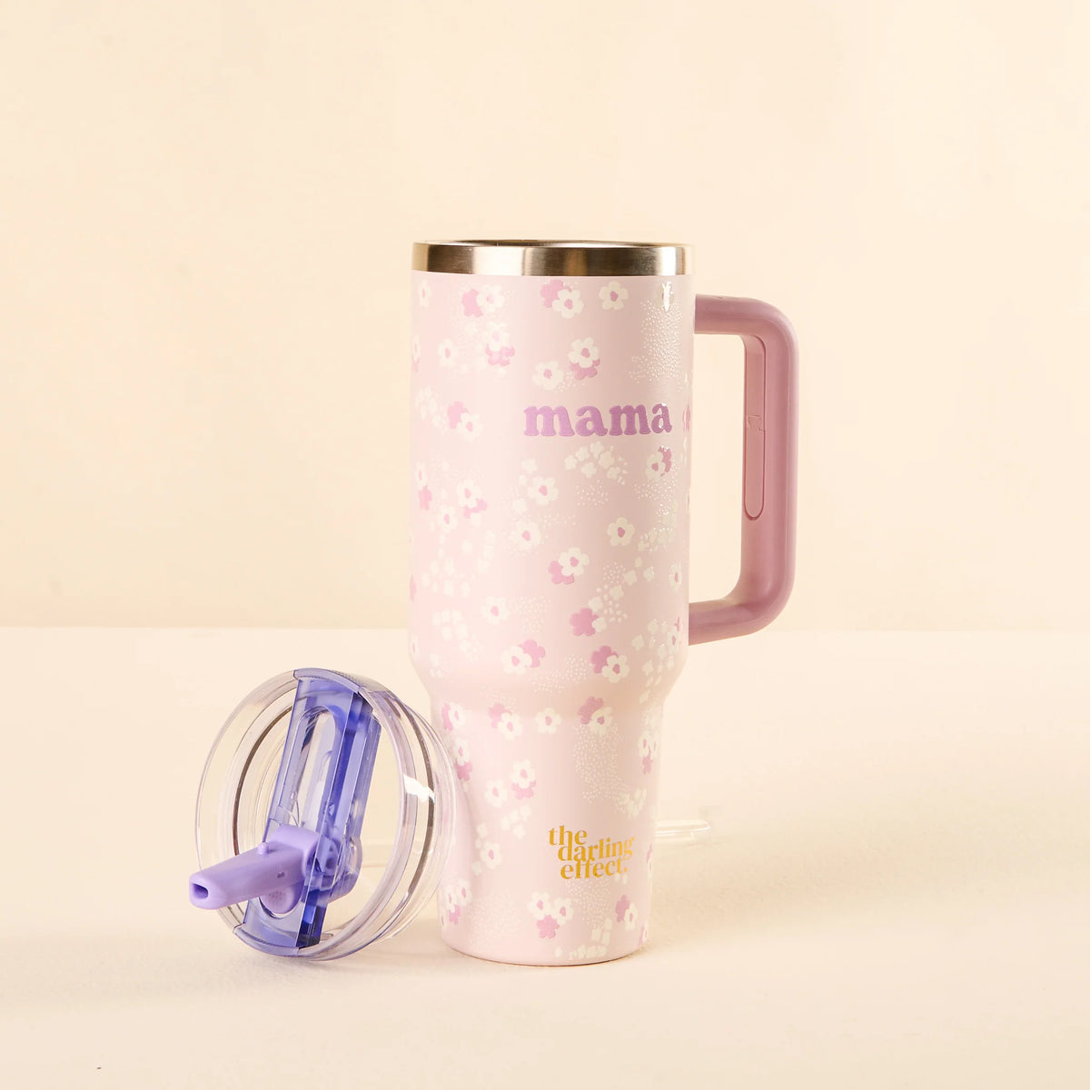 40 oz Lifestyle Flip Straw Tumbler - Mama Lilac