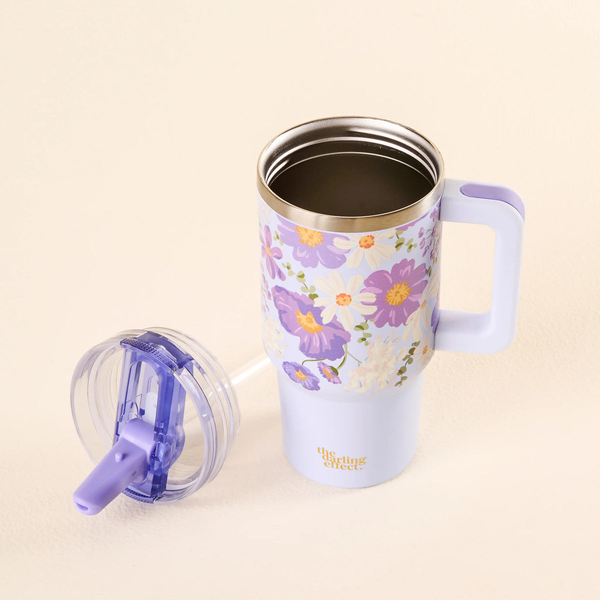 20 oz Lifestyle Flip Straw Tumbler - Bouquet Beauty