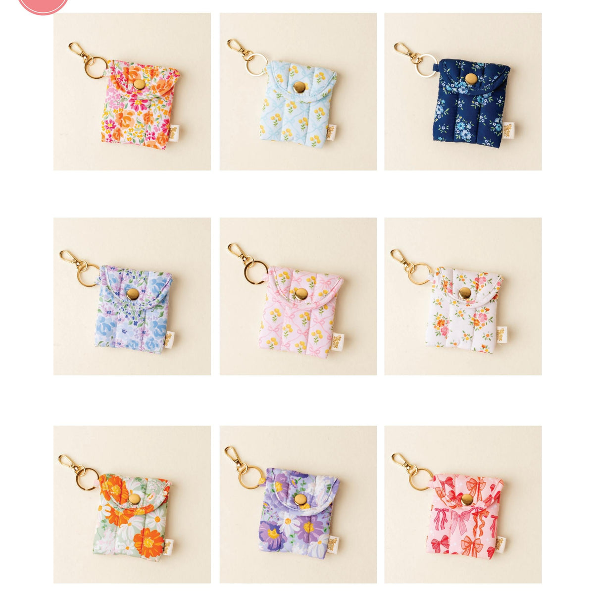 Puffy Earbud Case Keychain