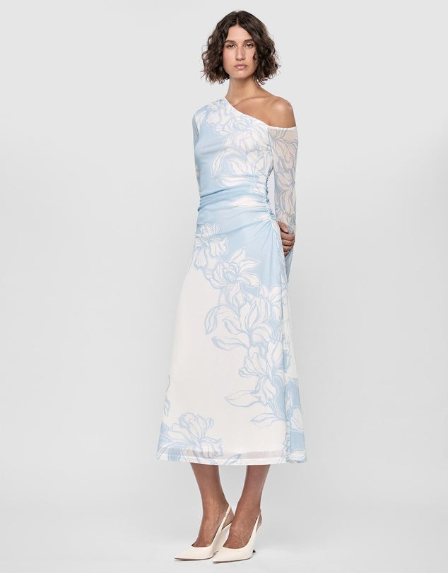 Aurora Mesh Midi Dress