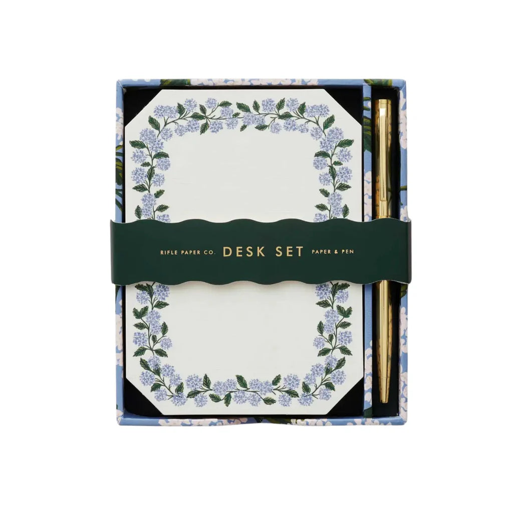 Hydrangea Note Writing Set