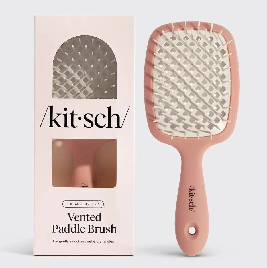 Vented Paddle Brush 1pc - Terracotta