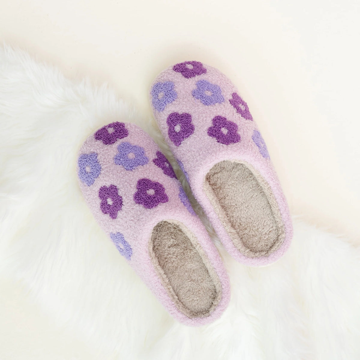 Slipper - Purple Flower